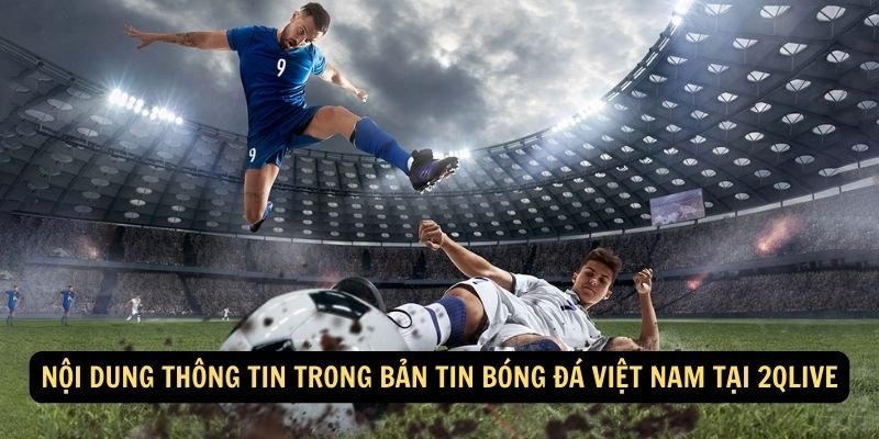 Noi dung thong tin trong ban tin bong da Viet Nam tai 2qlive 1